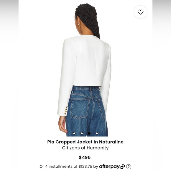 NWT: Citizens of Humanity Pia Crop Jacket - Picture 2 of 6